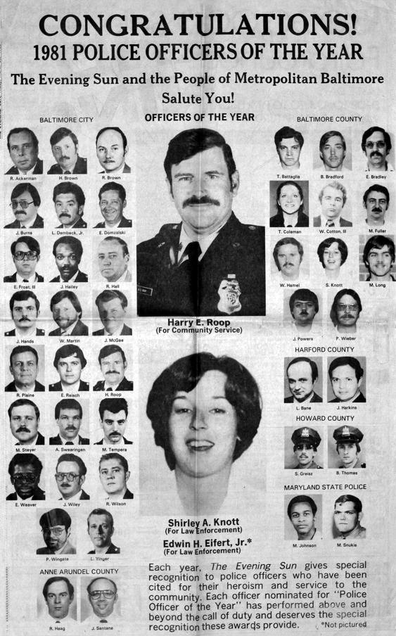 1981 Police Officer of Year