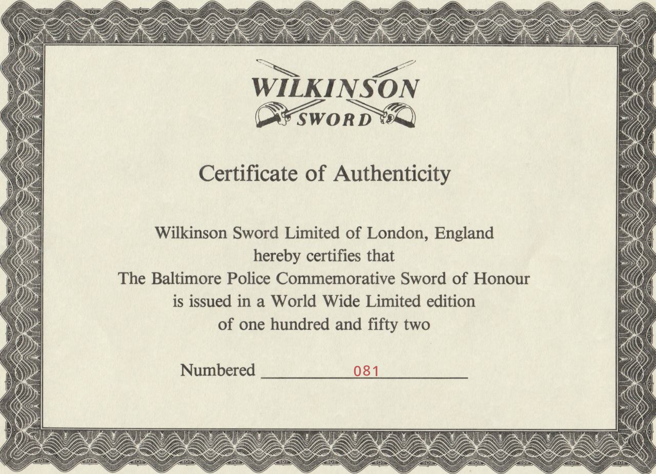 Wilk Sword