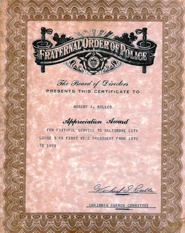 RAM FOP 72   73 1st vice prez